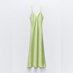Zara Mint Backless Dress